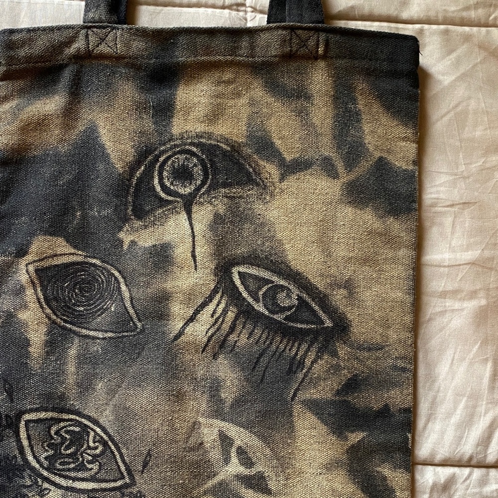 Artistic Eye-Patterned Tote Bag - image 4